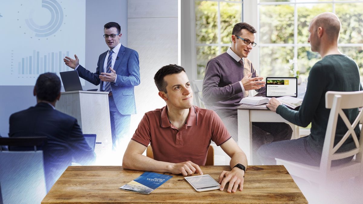 Litšoantšo: Mor’abo rona e mocha oa khetha hore na o tla etsa’ng. 1. O ipona e se e le rakhoebo a ruta batho ba bang. 2. O ipona a se a ruta motho e mong Bibele.