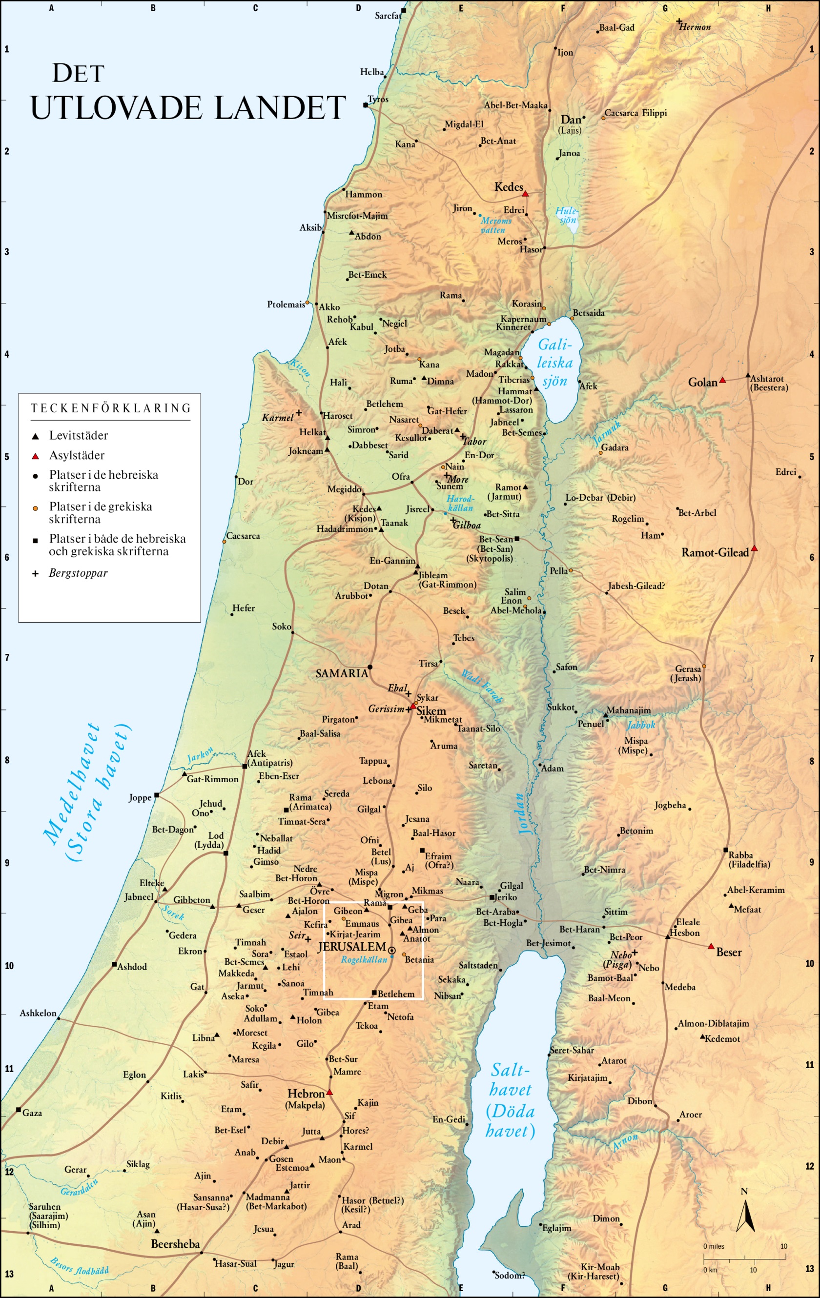 Det utlovade landet (de flesta städerna)