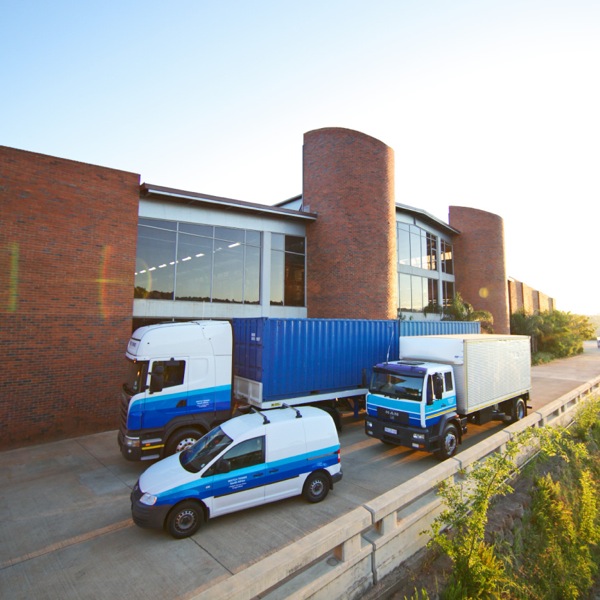 Lastbilar för litteraturtransport