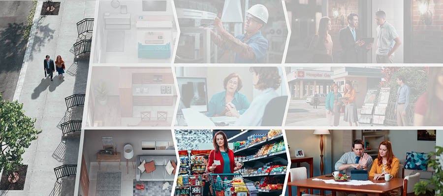 Paret får inte tag i en kvinna för att hon är ute och handlar. Längre fram kontaktar de henne via telefon.