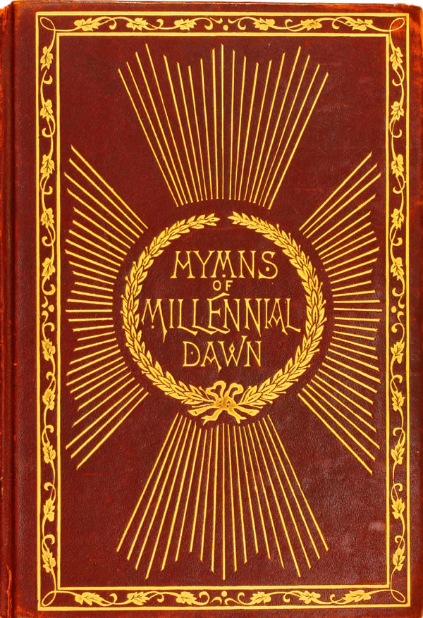 1905-ல் வெளிவந்த ஹிம்ஸ் ஆஃப் மில்லெனியல் டான் என்ற புத்தகத்தின் அட்டைப் பக்கம்
