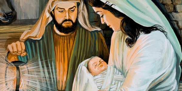 José, Maria no bebé Jesus iha balada-luhan