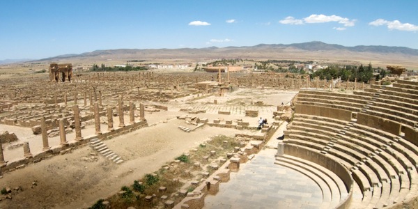 ซากเมืองโบราณทาเมอกาดี ปัจจุบันเรียกว่าทิมกาด