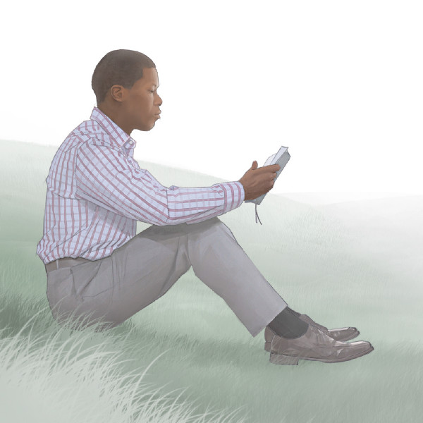 ሓደ ሰብኣይ መጽሓፍ ቅዱስ ኬንብብ ከሎ