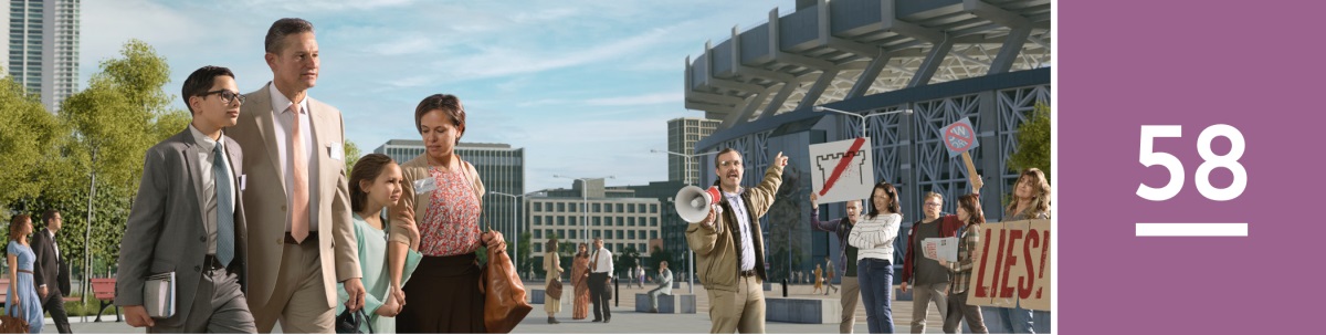 Thuto 58. Lelapa lengwe le feta fa setlhopheng sa batlhanogi se se ntseng se goa batho ba ba tlileng kopanong ya Basupi ba ga Jehofa.