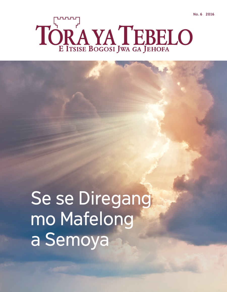 Makasine wa Tora ya Tebelo, No. 6, 2016 | Se se Diregang mo Mafelong a Semoya