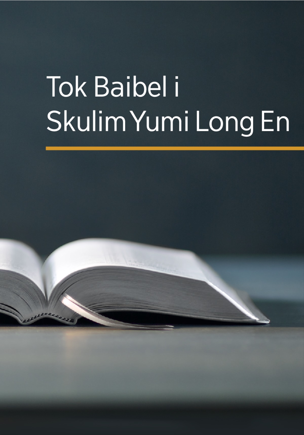 Tok Baibel i Skulim Yumi Long En