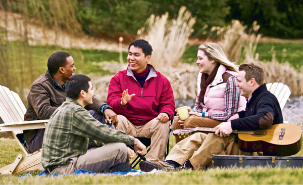 Friends enjoying time together