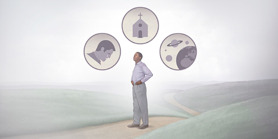 Wanpela man i tingting planti long wai na yumi ol man i stap laip, ol lotu, na ol samting long yunives