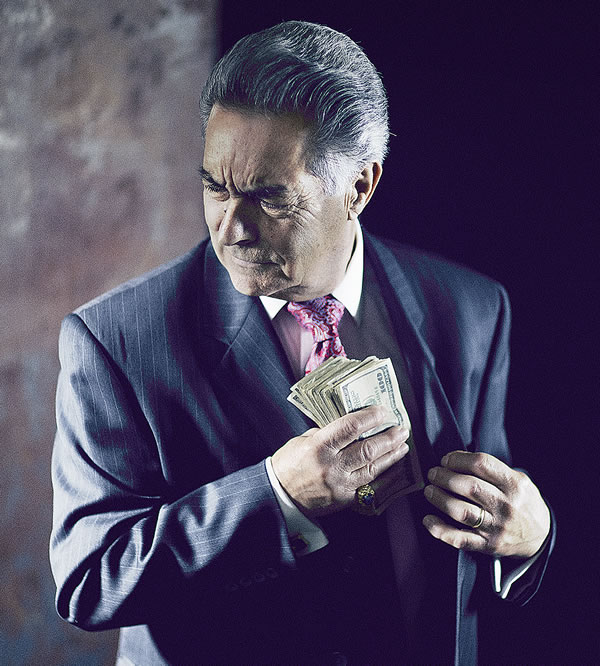 A greedy businessman