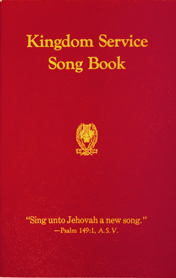 “Kingdom Service Song Book” (Krallık Hizmetimiz İlahi Kitabı) kitabının kapağı, 1944