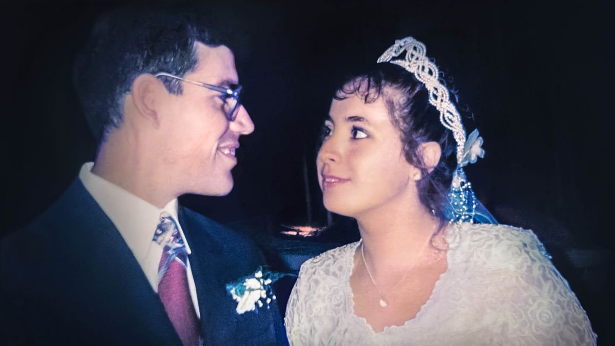 Oscar ve Vanina düğün günlerinde.