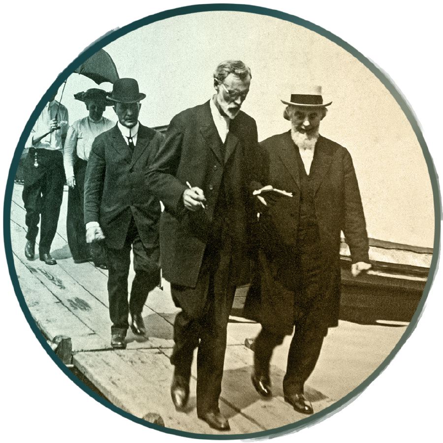 Charles T. Russell ve arkadaşlarından bazıları.