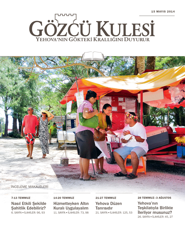 Gözcü Kulesi İnceleme Baskısının Kapağı, 15 Mayıs 2014