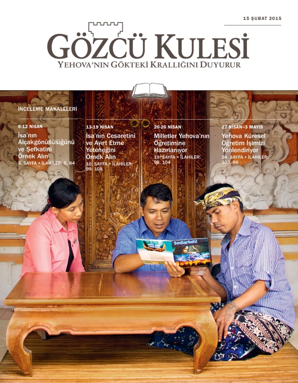 Gözcü Kulesi İnceleme Baskısının Kapağı, 15 Şubat 2015