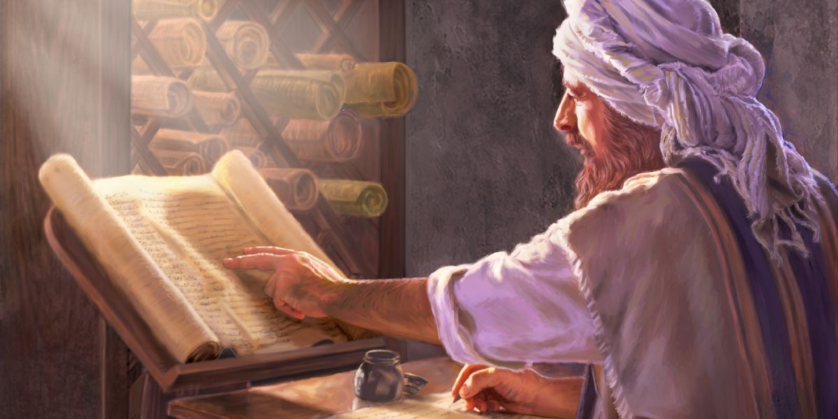 Kutsal Kitabı çoğaltan bir adam