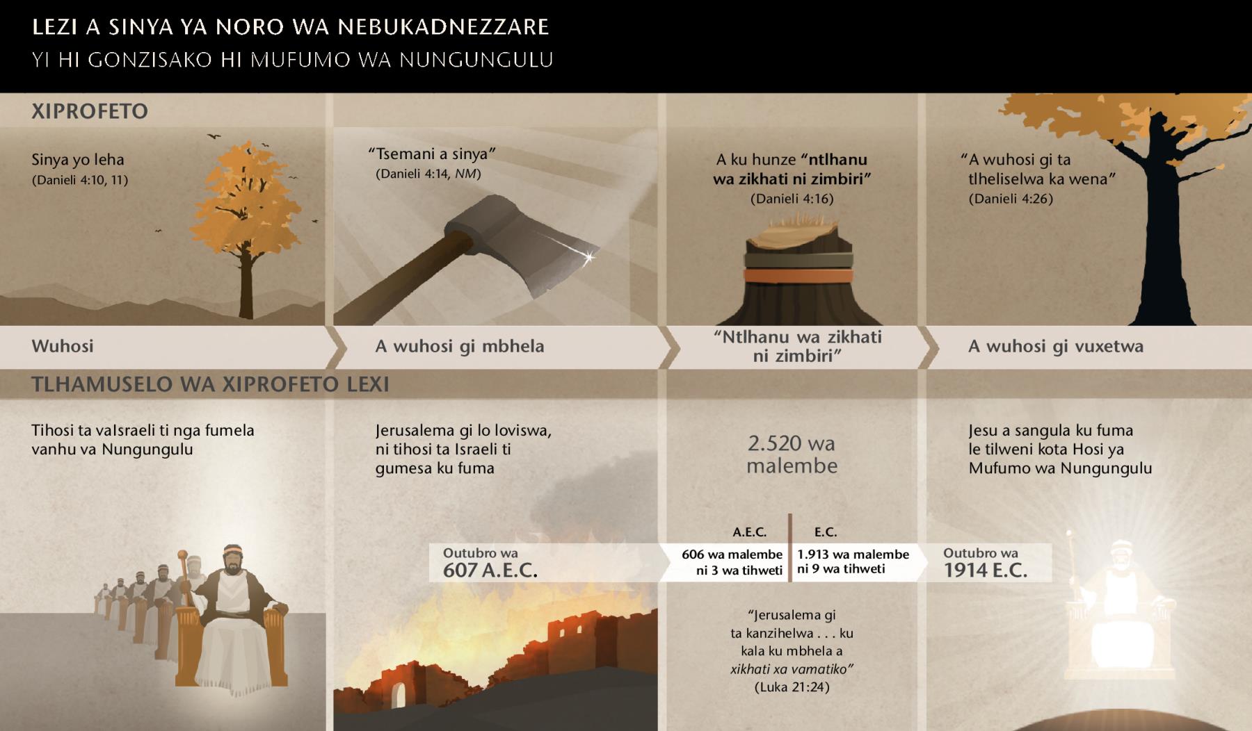 Grafiko ga zikhati ni zimaho za noro wa Nebukadnezare