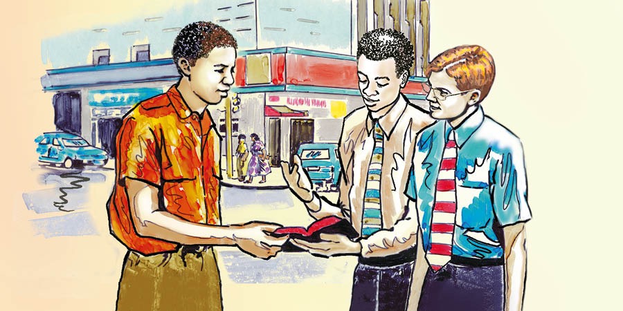 Abakaiso ba Yahwe babairi nibatebeza omusaija