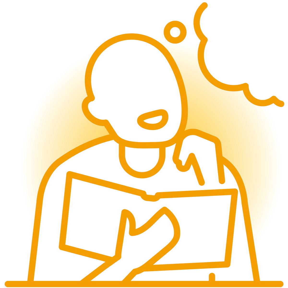 Akasisani k’omuntu ow’arukuteekerezaaho eki araakora obu aliyo naasoma Baibuli.