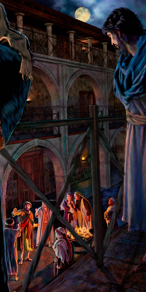 Yesu gyina abrannaa no so rehwɛ Petro