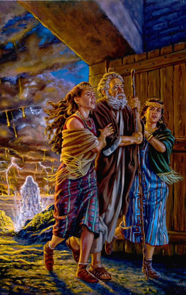 Ua haamairi Iehova i te ofai ura e te auahi i nia ia Sodoma i te taime noa i tae ai Lota e ta ˈna na tamahine i te oire o Zoara. I muri atu, te vahine a Lota tei riro mai ei pou miti papaa.