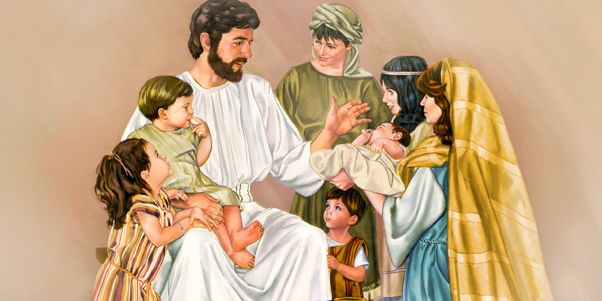 Afaihia mai ra te mau tamarii rii ia Iesu ra