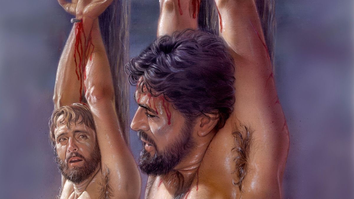 Iesu i nia i te pou haamauiuiraa i pihai iho i te hoê taata ohipa ino.