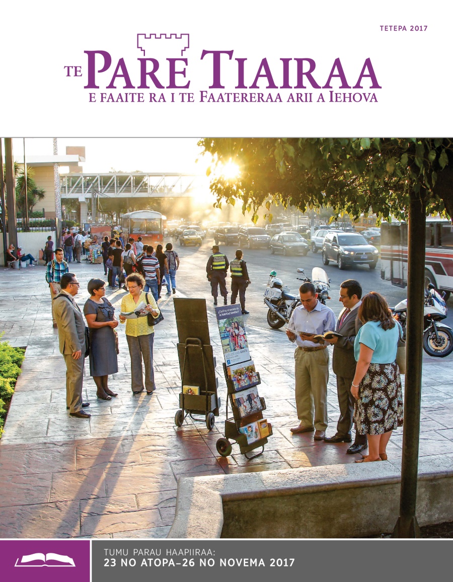 Te haapiiraa o Te Pare Tiairaa no Tetepa 2017