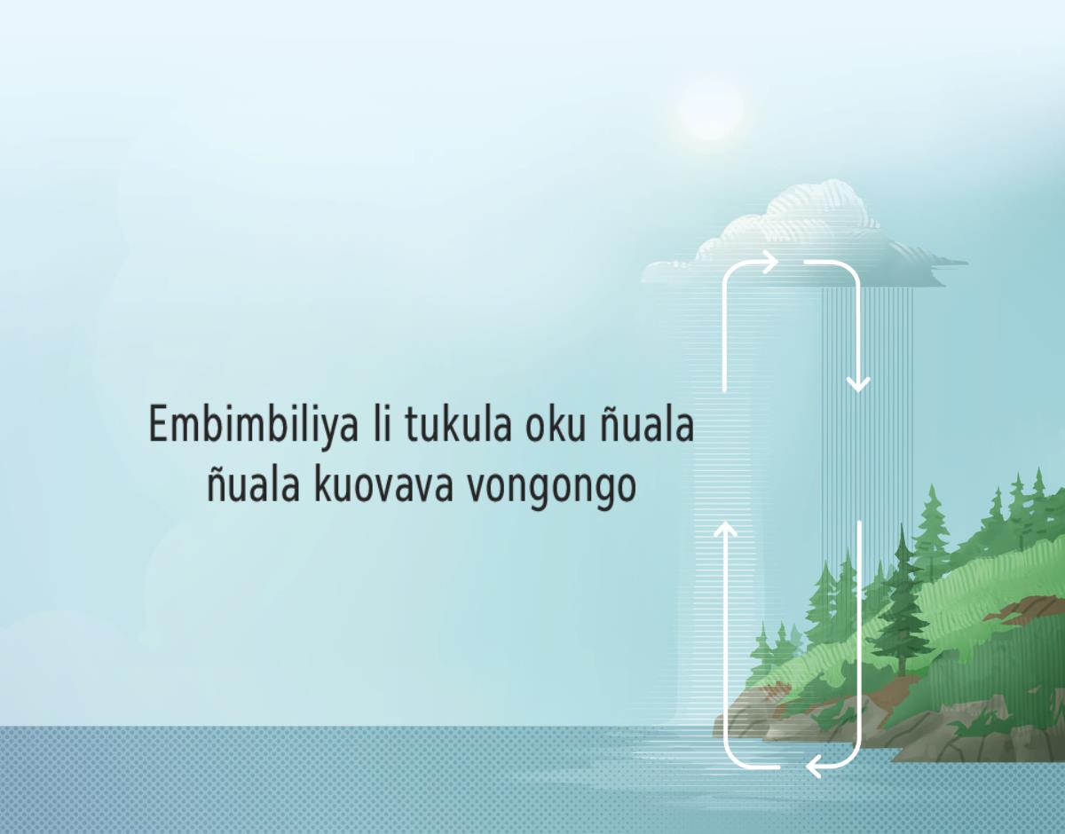 Embimbiliya li lombolola oku ñuala ñuala kuovava vongongo. Olondimbukiso vi kasi oku ilika kolumbala lumue lu lekisa oku ñuala ñuala kuovava pokati kongongo lilu.