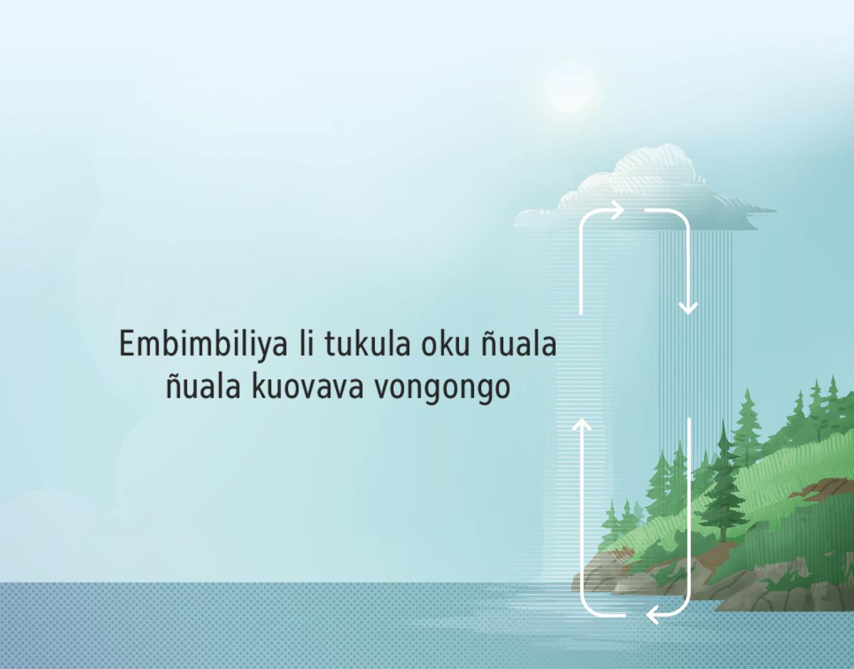 Embimbiliya li lombolola oku ñuala ñuala kuovava vongongo. Olondimbukiso vi kasi oku ilika kolumbala lumue lu lekisa oku ñuala ñuala kuovava pokati kongongo lilu.