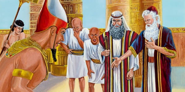 Moses and Aaron before Pharaoh