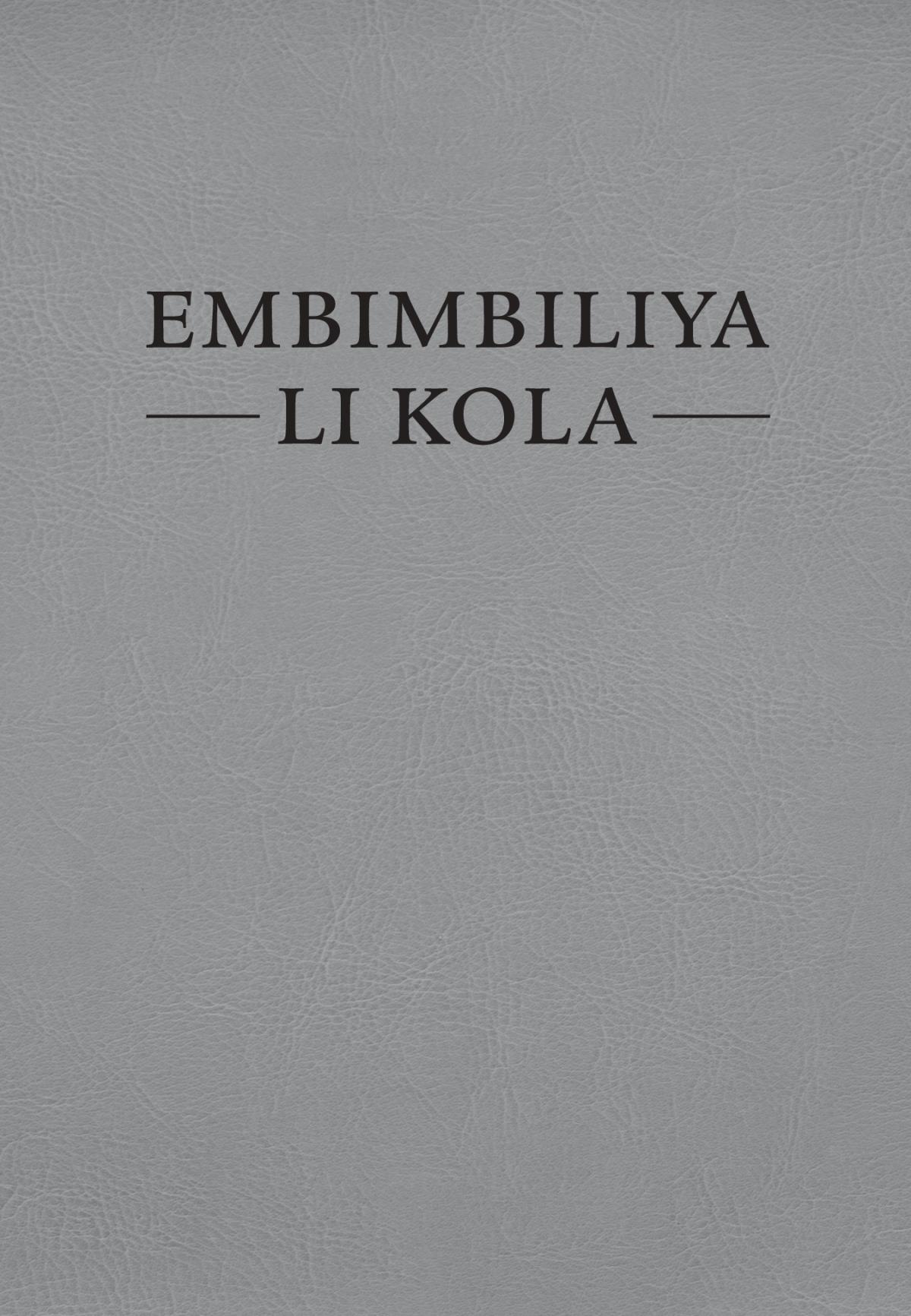 Oñono Yembimbiliya li Kola—Epongoluilo Lioluali Luokaliye
