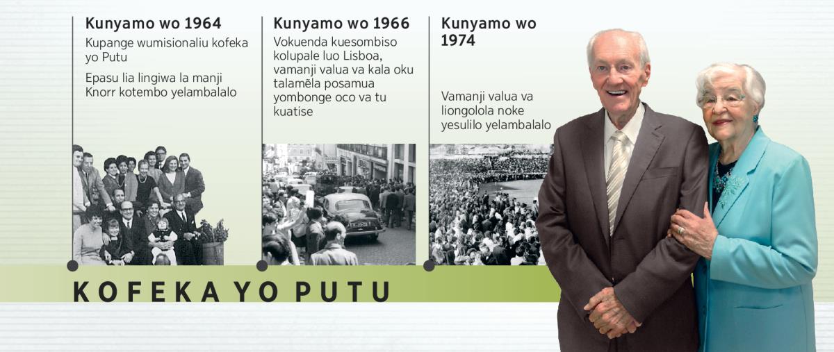 Manji Douglas Guest kofeka yo Putu kunyamo wo 1964, koku potolola ocitangi cimue kombonge kunyamo wo 1966, kohongele yimue kunyamo wo 1974 lukãi waye Mary Guest