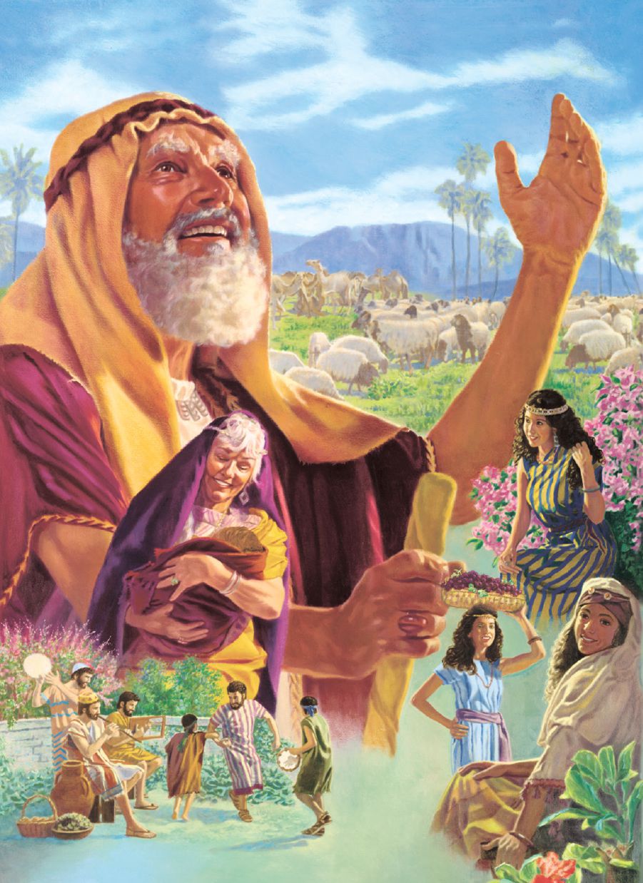 ایوب اپنی بیوی اور دس بچوں کے ساتھ ہنسی خوشی زندگی گزار رہے ہیں۔‏