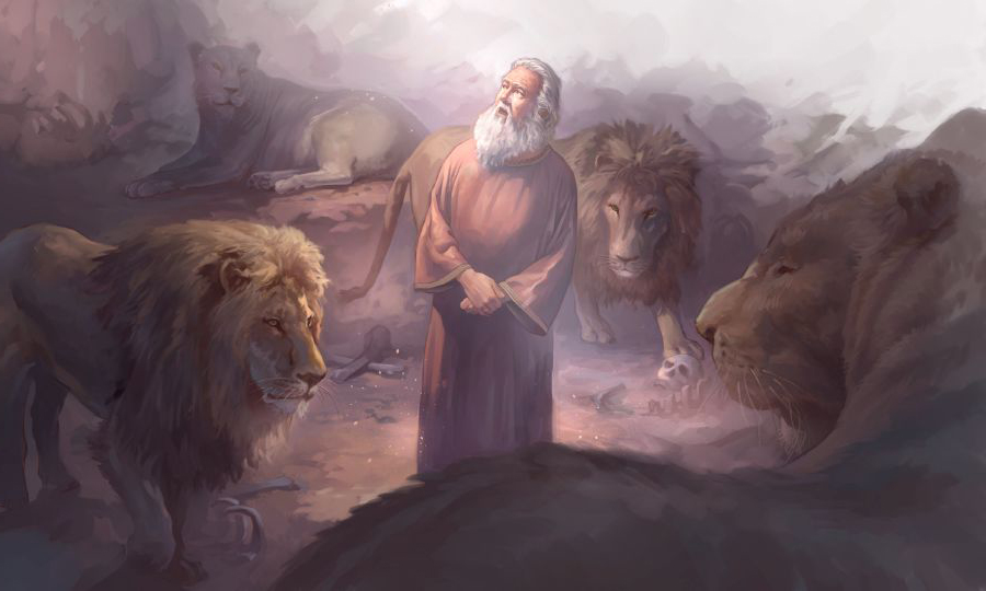 دانی‌ایل شیروں کی ماند میں