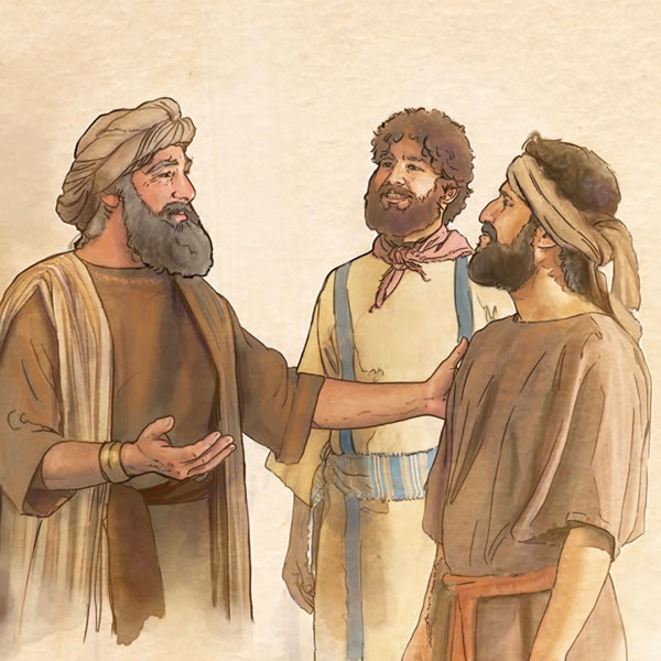 مالک اپنے نوکروں سے حساب لے رہا ہے
