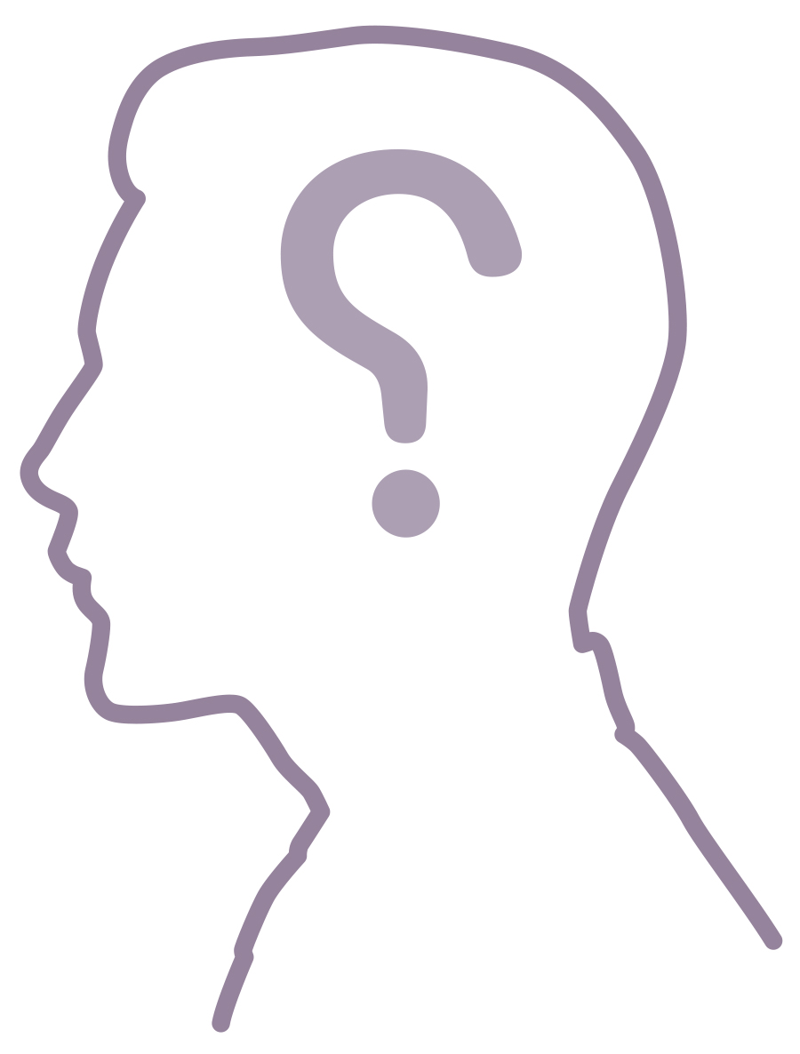 ایک شخص خود سے سوال پوچھ رہا ہے۔‏