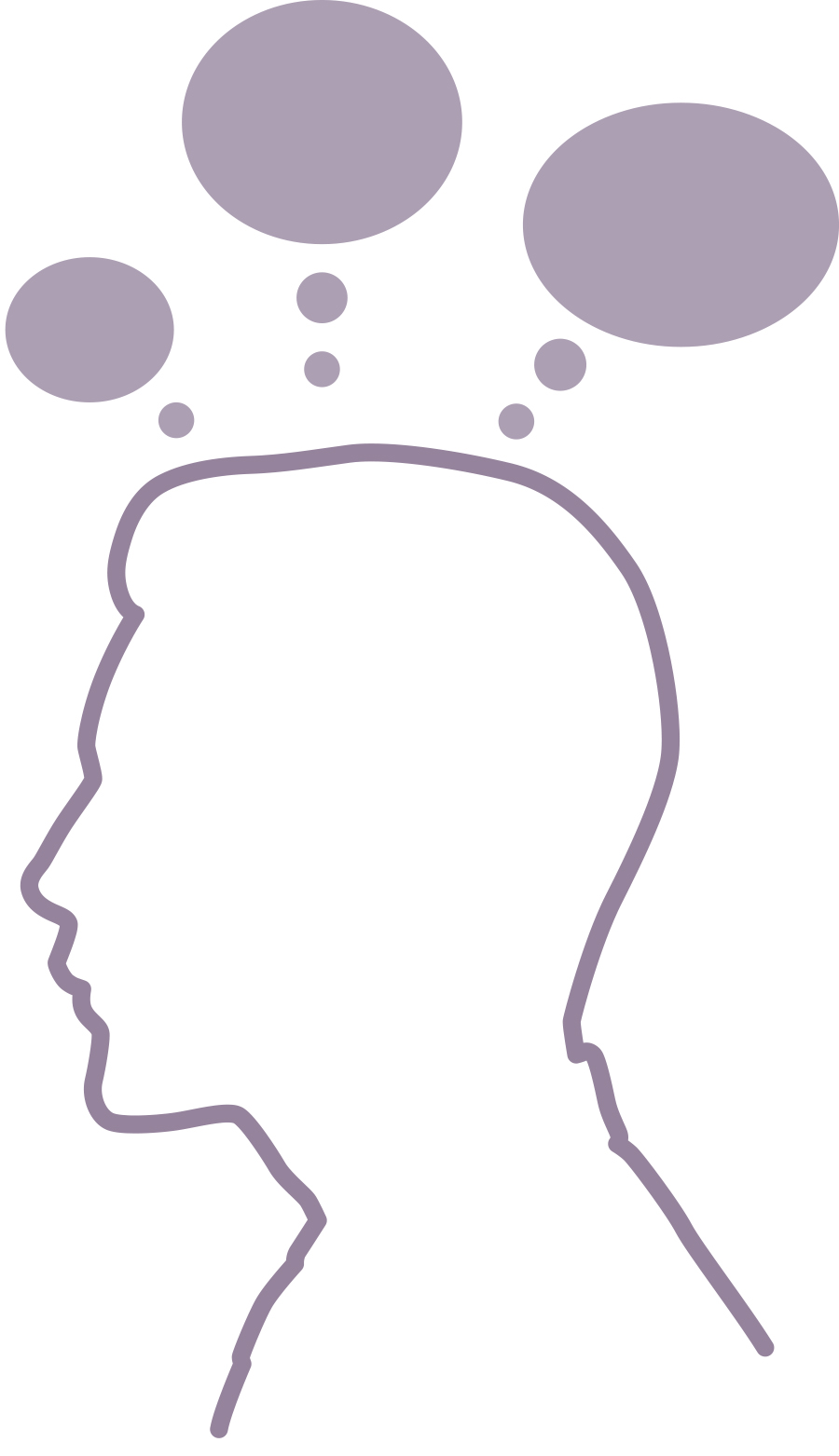 ایک شخص سوچ بچار کر رہا ہے۔‏