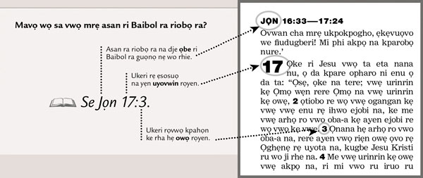 Udje rẹ asan ri Baibol ọvo ra rionbọ ra