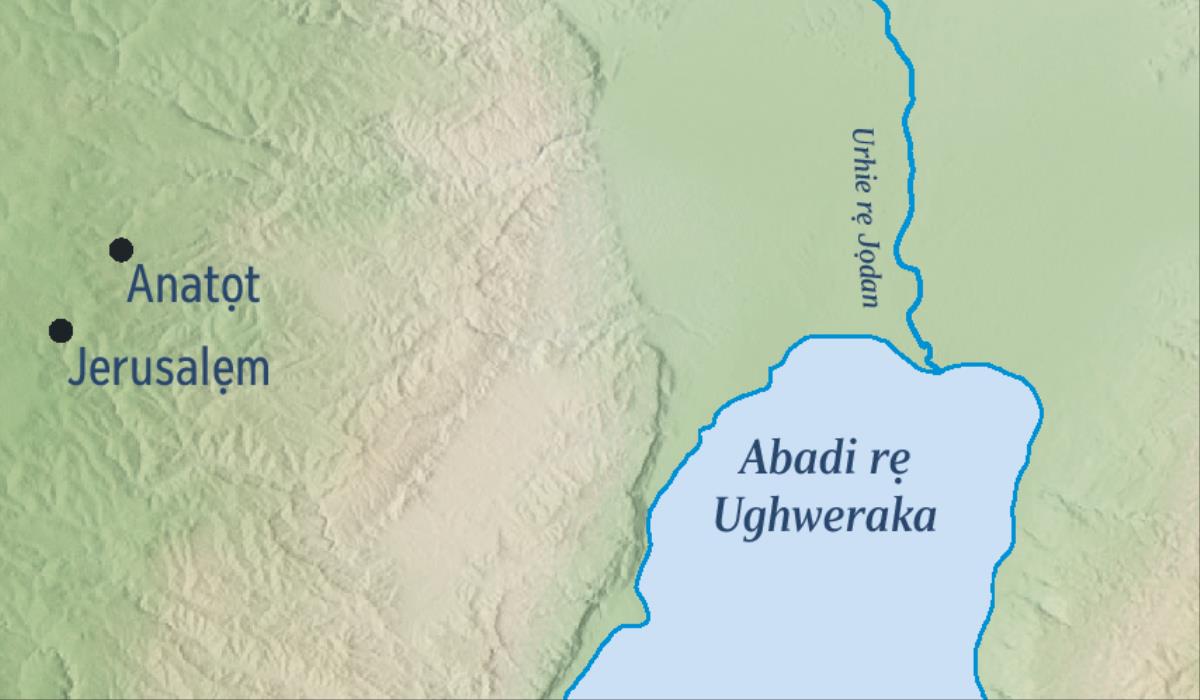Imapu ro dje Jerusalẹm kugbe orere rẹ Anatọt rẹ Jerimaya nurhe