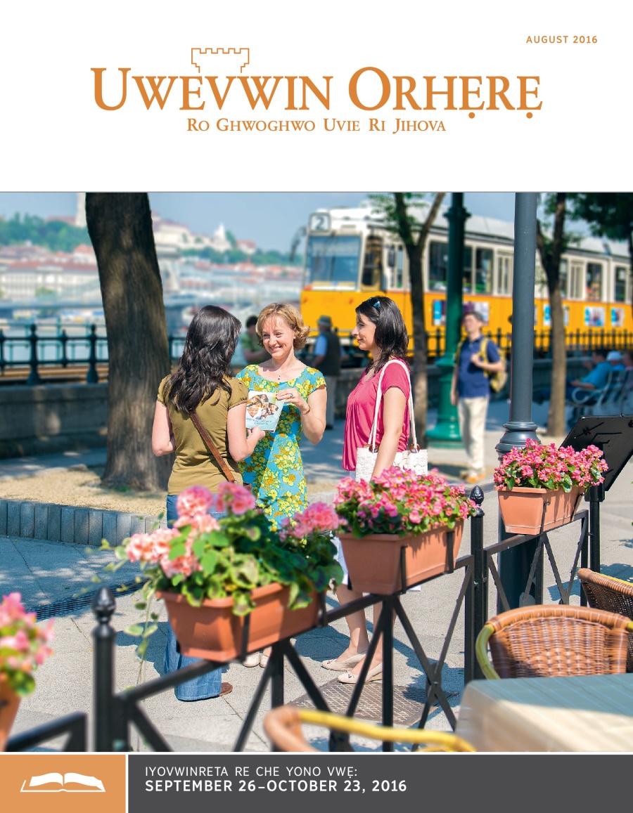 Uwevwin Orhẹrẹ, August 2016