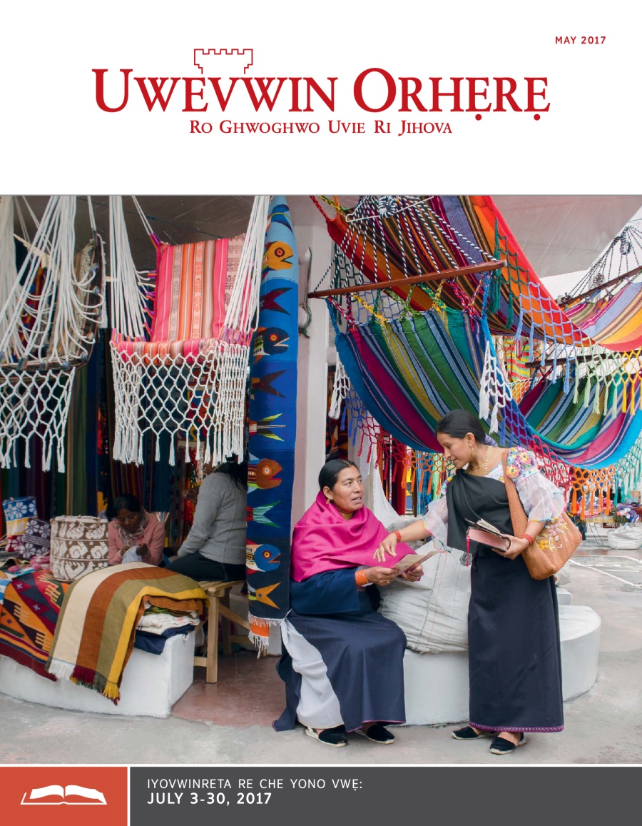 Uwevwin Orhẹrẹ re Yono, May 2017