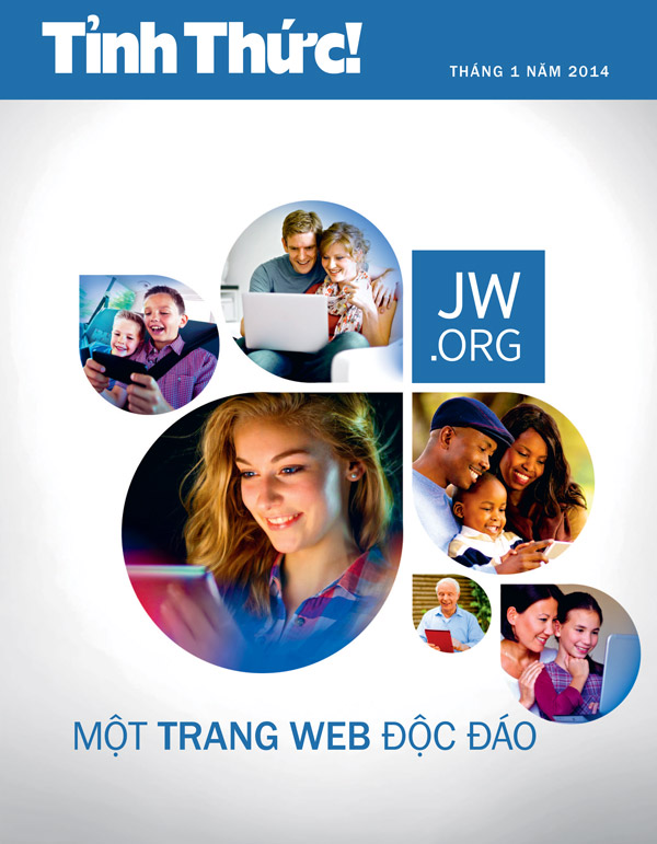 Người ta thuộc mọi tầng lớp, trẻ lẫn già, đang xem trang web jw.org