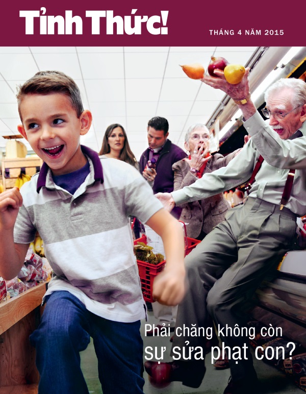 Bìa tạp chí Tỉnh Thức!, tháng 4 năm 2015 | Phải chăng không còn sự sửa phạt con?
