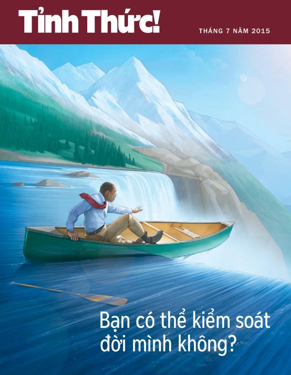 Bìa tạp chí Tỉnh Thức! tháng 7 năm 2015 | Bạn có thể kiểm soát đời mình không?