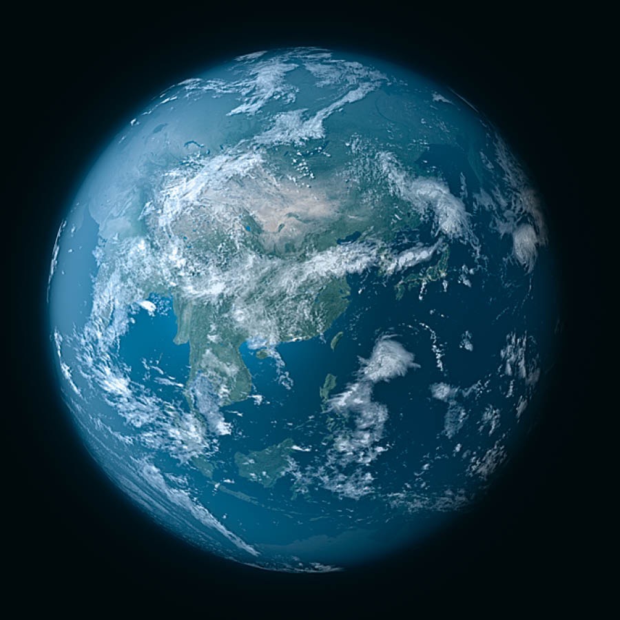 Trái đất lơ lửng trên không