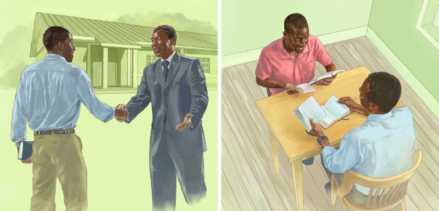 Mulopwana onirowa omuthukumanoni Empa ya Omwene ni omusomaka Biibiliya ni Namoona a Yehova