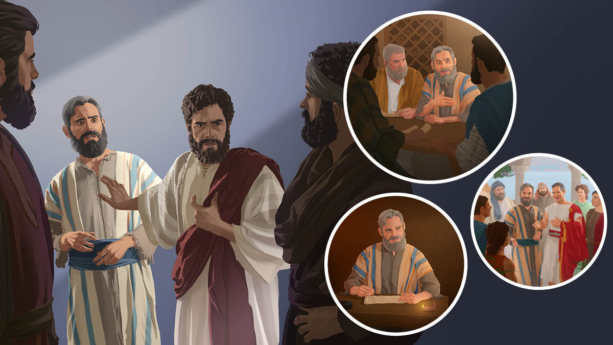 Yesu ompwapwelaka Pedru ohoolo wa awiixutti akina. Elatarato: Muhoolo mwaya Pedru onnaakhela miritti. 1. Pedru othukumanne ene ni arummwa akina ni axitokweene oYerusalemu. 2. Omuxukuryaka Kornelio vamosa ni emusi. 3. Olepaka eroolu.