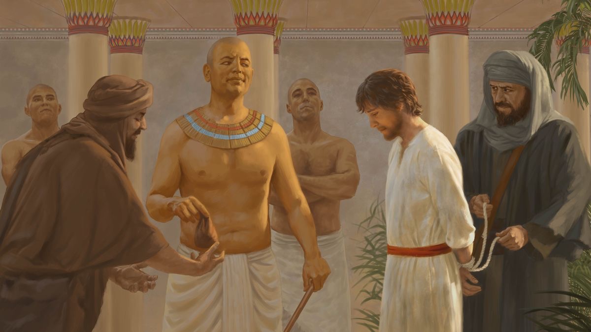 Potifari omuthumaka Yosefe ntoko epottha.