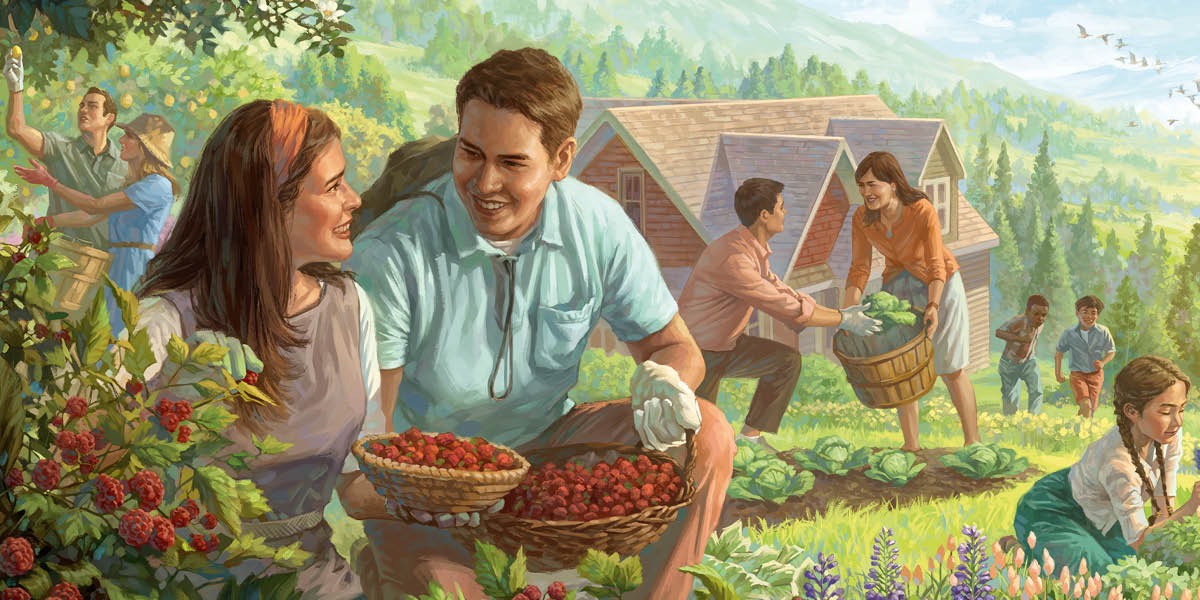 Àwọn èèyàn ń gbádùn ara wọn nínú Párádísè